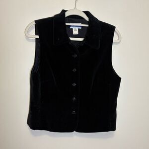 Pendleton Black Velvet Vest